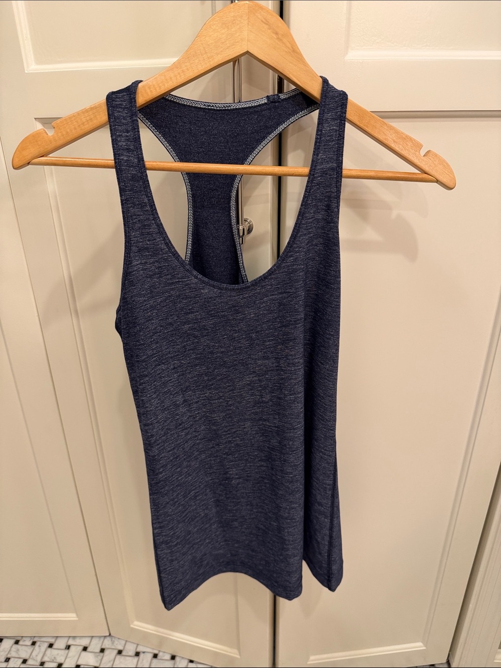 Lululemon heathered navy tank